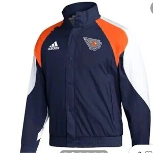 - - Adidas NHL ~ Edmonton Oilers Mens Jacket
